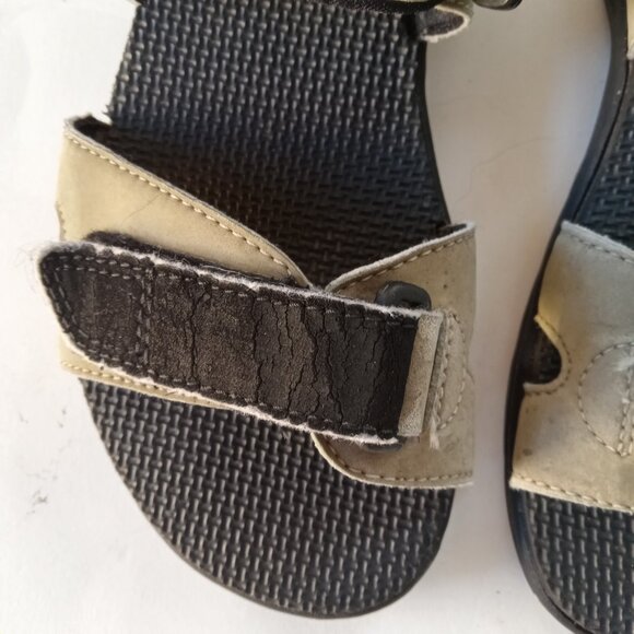 Columbia Beige Tan Sandals Adjustable Straps Hook Loop Women’s Unisex Size 7 - Picture 4 of 15